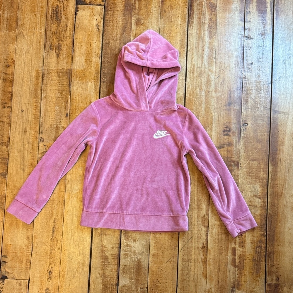 Nike sweatshirt velour pink Hoodie 4T